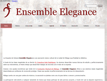 Tablet Screenshot of ensemble-elegance.com